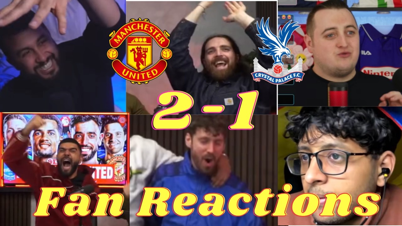 ŠEŠKO WINS IT! 🔥 Manchester United FAN REACTIONS 2-1 Crystal Palace | Late Header Seals It!