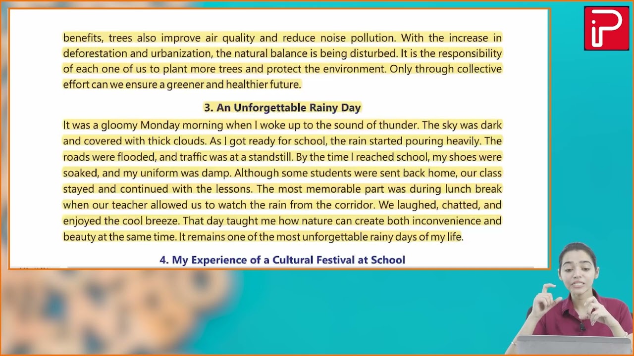 Ch 24 | Pan India | Grammar | Class 07 | Paragraph Writing | For children