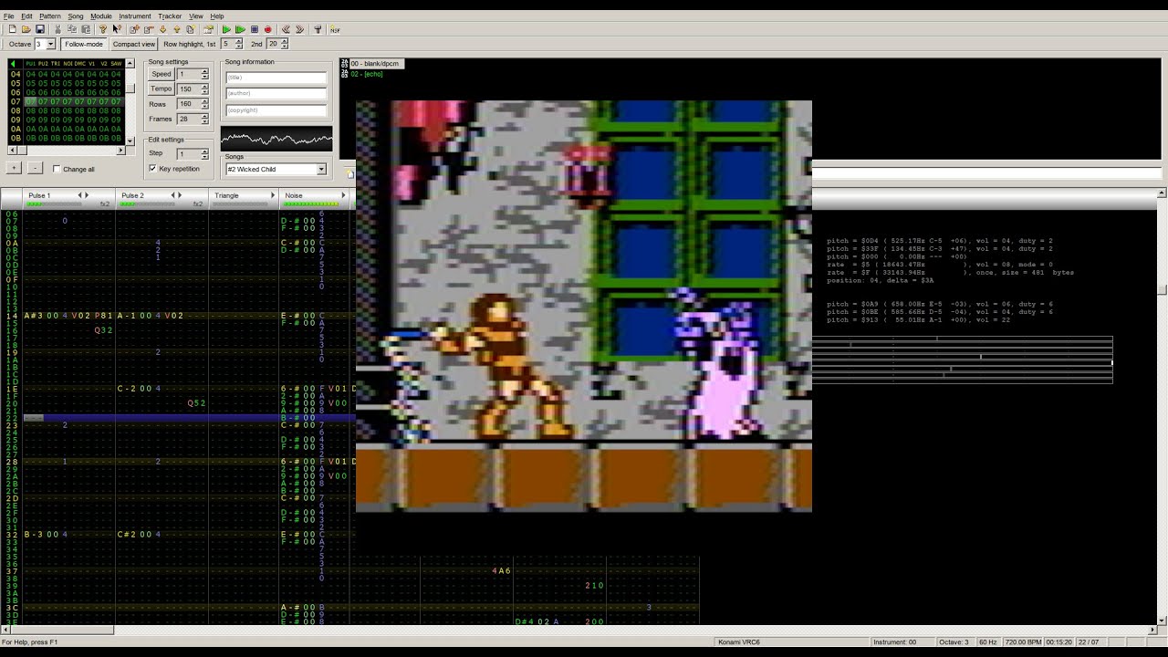 Castlevania - Vampire Killer / Wicked Child (Dn-Famitracker 2A03 / VRC6)