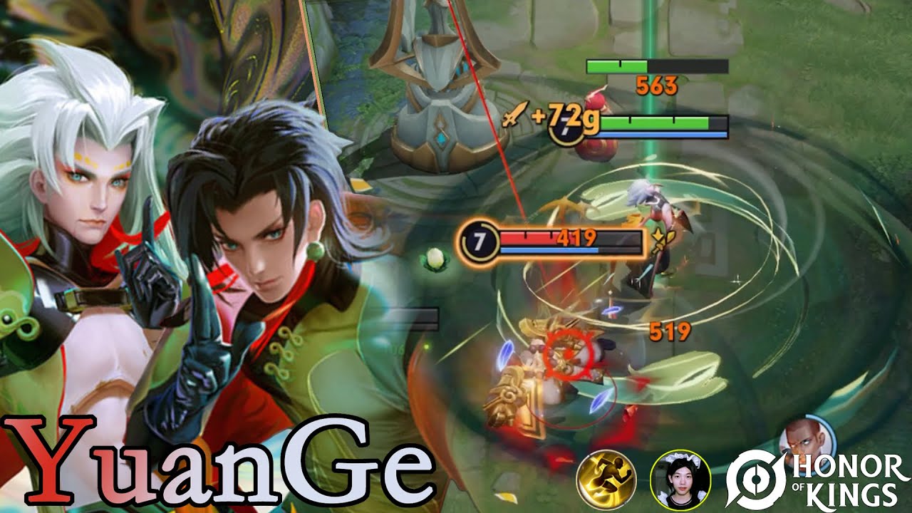 Honor of Kings（YuanGe）Let's take a look at the gameplay of Yuange.｜Como jogar Yuange.