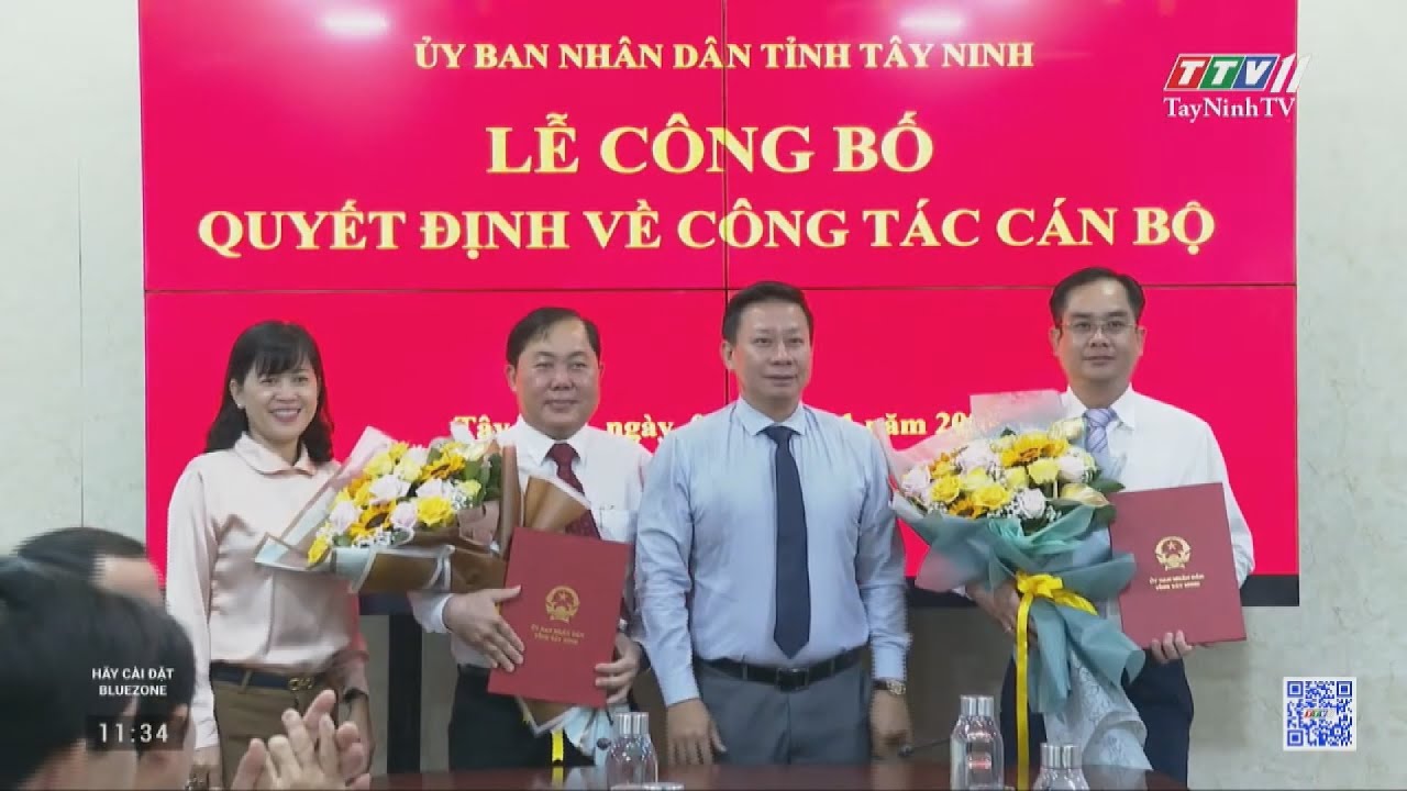 Kiện toàn các chức danh lãnh đạo Văn phòng UBND tỉnh Tây Ninh  | NHÂN SỰ MỚI | TayNinhTV