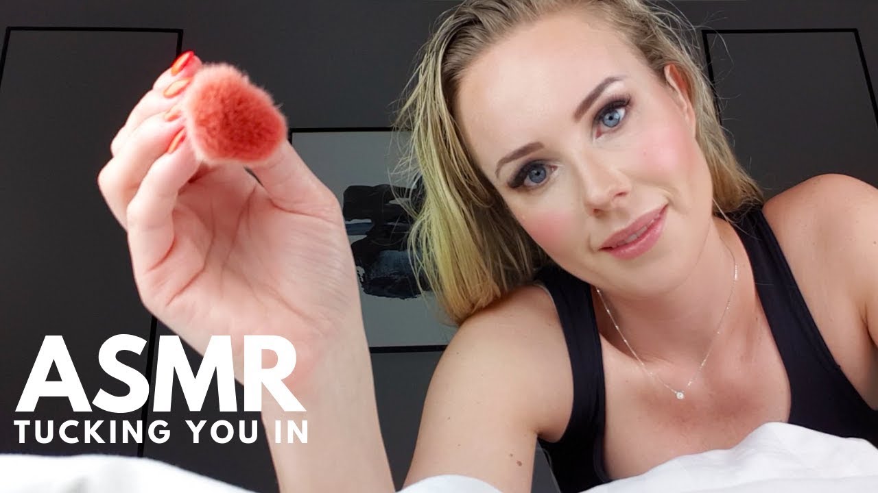ASMR Putting You To Sleep (Tuck you in, Face Brushing, Bedtime Story)