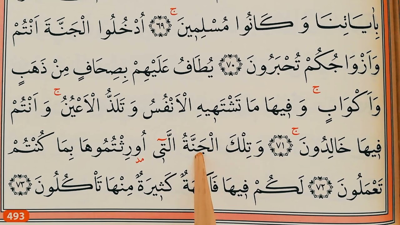 198. Kur'an-ı Kerim yeni öğrenenler / Sayfa492-494