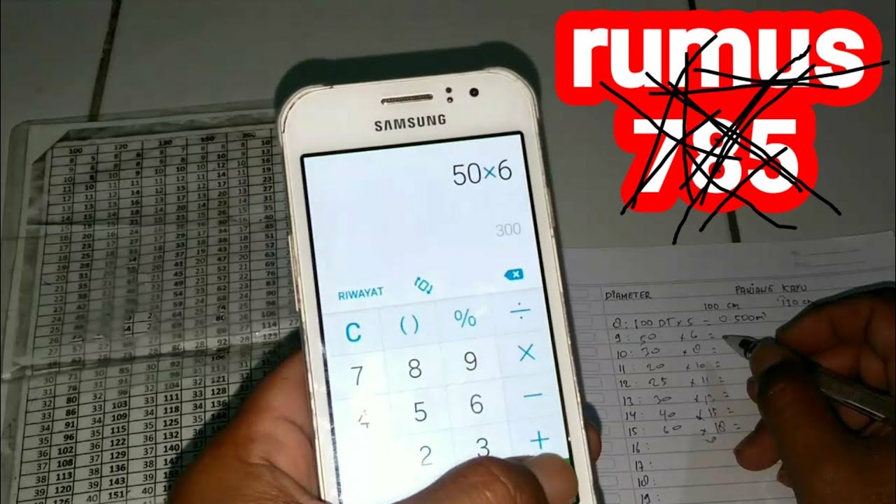 Cara EFISIEN menghitung gelondong kayu