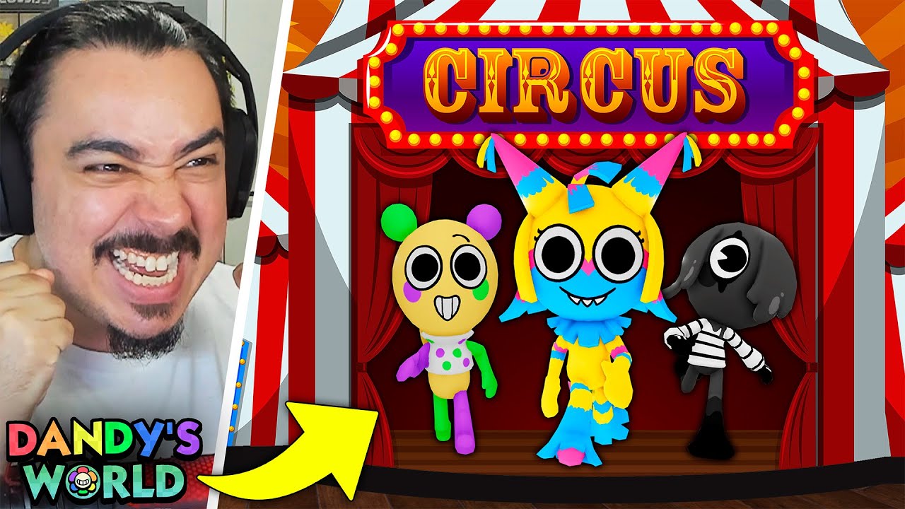 O TÃO ESPERADO TIME CIRCO CHEGOU!! | DANDY'S WORLD - ROBLOX