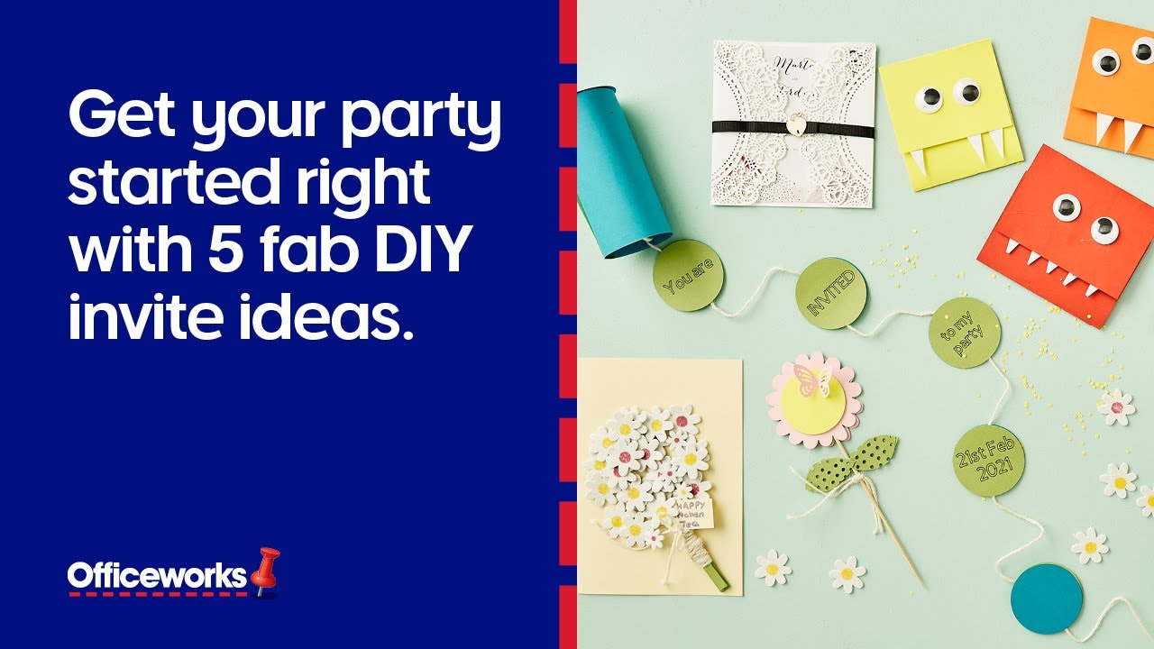 Beautiful, Fun, Creative DIY Invitations for Your Next Event