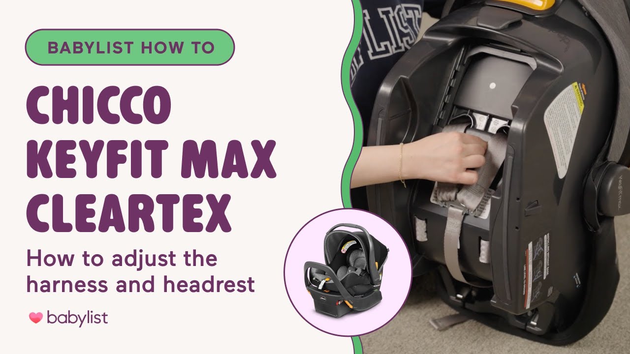 Как отрегулировать высоту ремней безопасности на Chicco KeyFit Max | Инструкция по проверке посадки