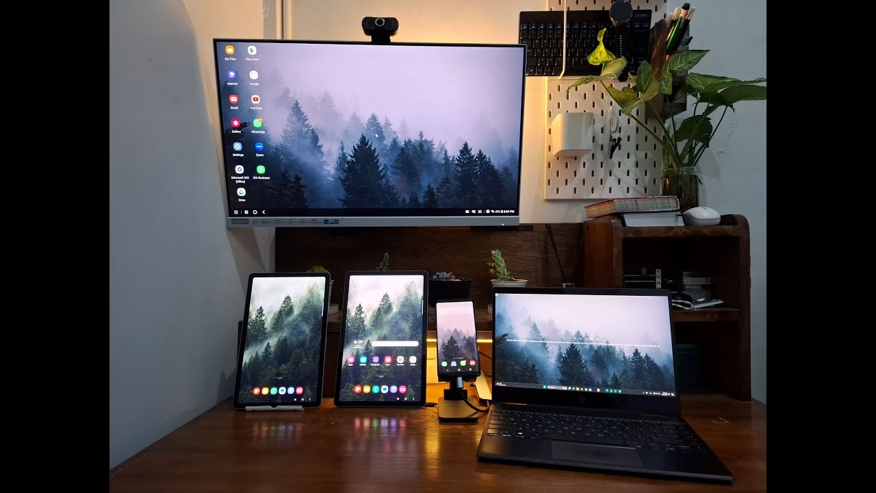 Komparasi Dex Mode via Kabel di Samsung Galaxy Tab S9 FE, Tab S6 Lite 2022 dan Galaxy Note 9