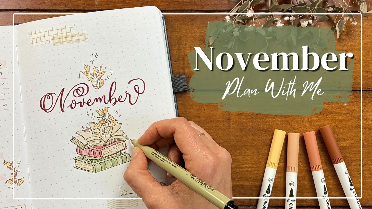 PLAN WITH ME!✨| November Bullet Journal Set Up | Fairytale Book Theme