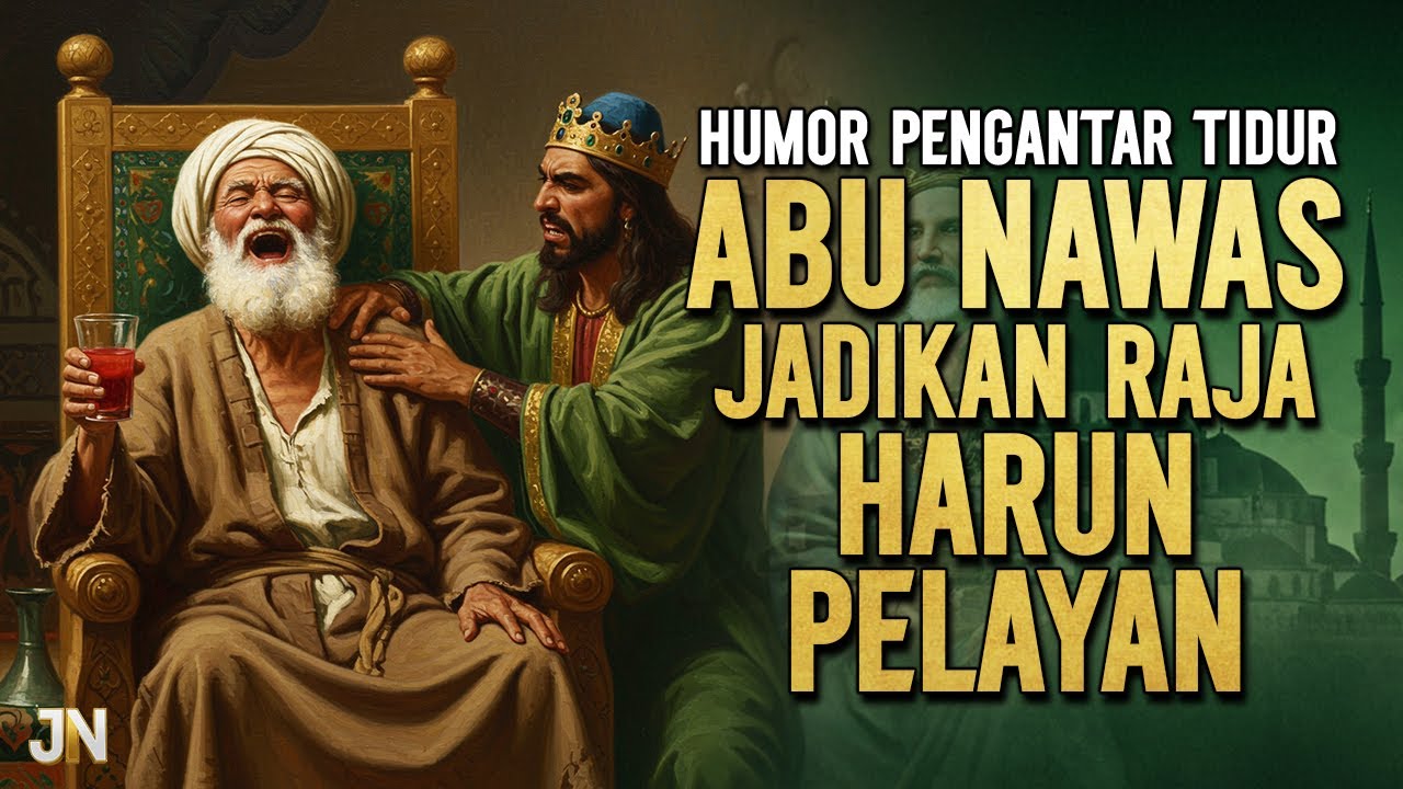 RAJA HARUN MENJADI PELAYAN ABU NAWAS || CERITA LUCU PENGANTAR TIDUR