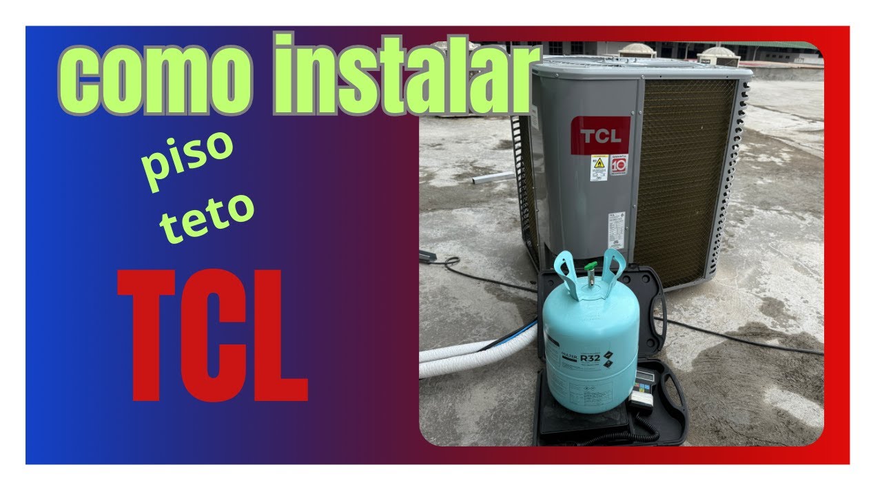 Como instalar piso teto TCL #video1