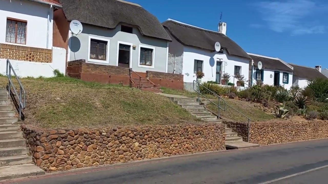 Elim the unique German Moravian village in the Overberg on a December day 