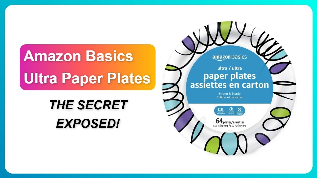 REVIEW (2026): Amazon Basics Ultra Paper Plates | THE SECRET EXPOSED!