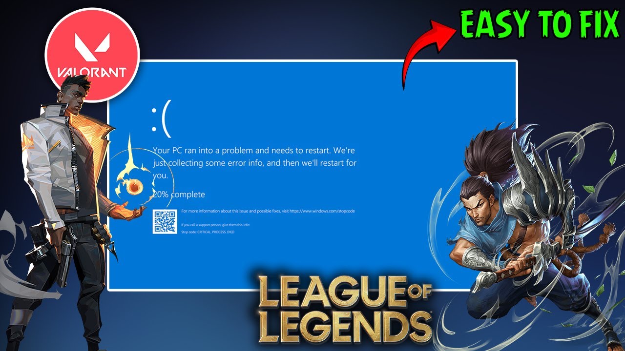 🚀 Как исправить синий экран смерти vgk.sys в Valorant и LoL &ndash; Vanguard Crash Fix 2026