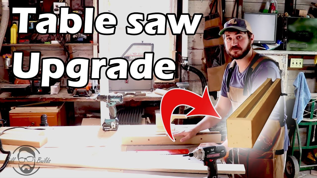 Improving a contractor table saw fence!