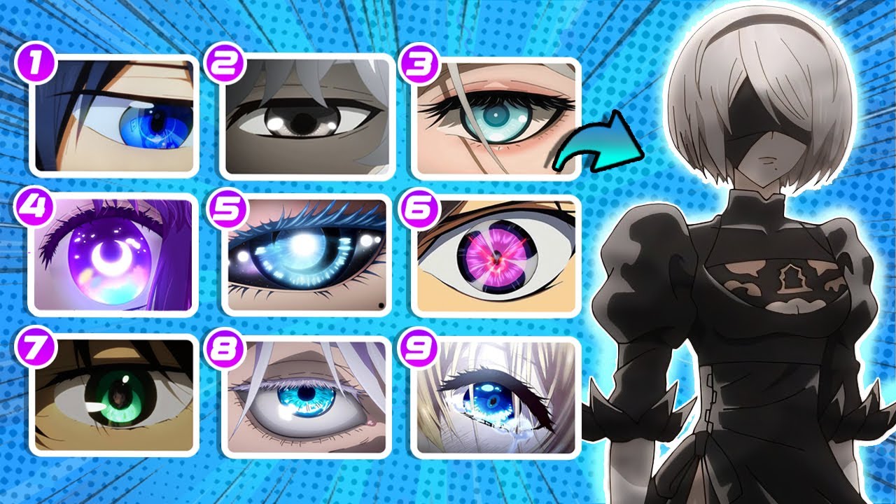 ANIME EYE QUIZ 👁️🕹️ Guess the anime eyes (VERY EASY - VERY HARD)💙