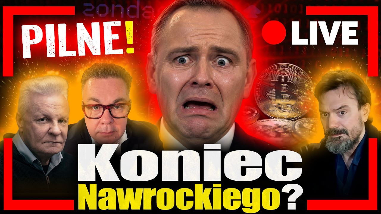 [LIVE] Zondacrypto wykończy Nawrockiego? Tomasz Wiejski, Jan Piński i Tomasz Szwejgiert na żywo