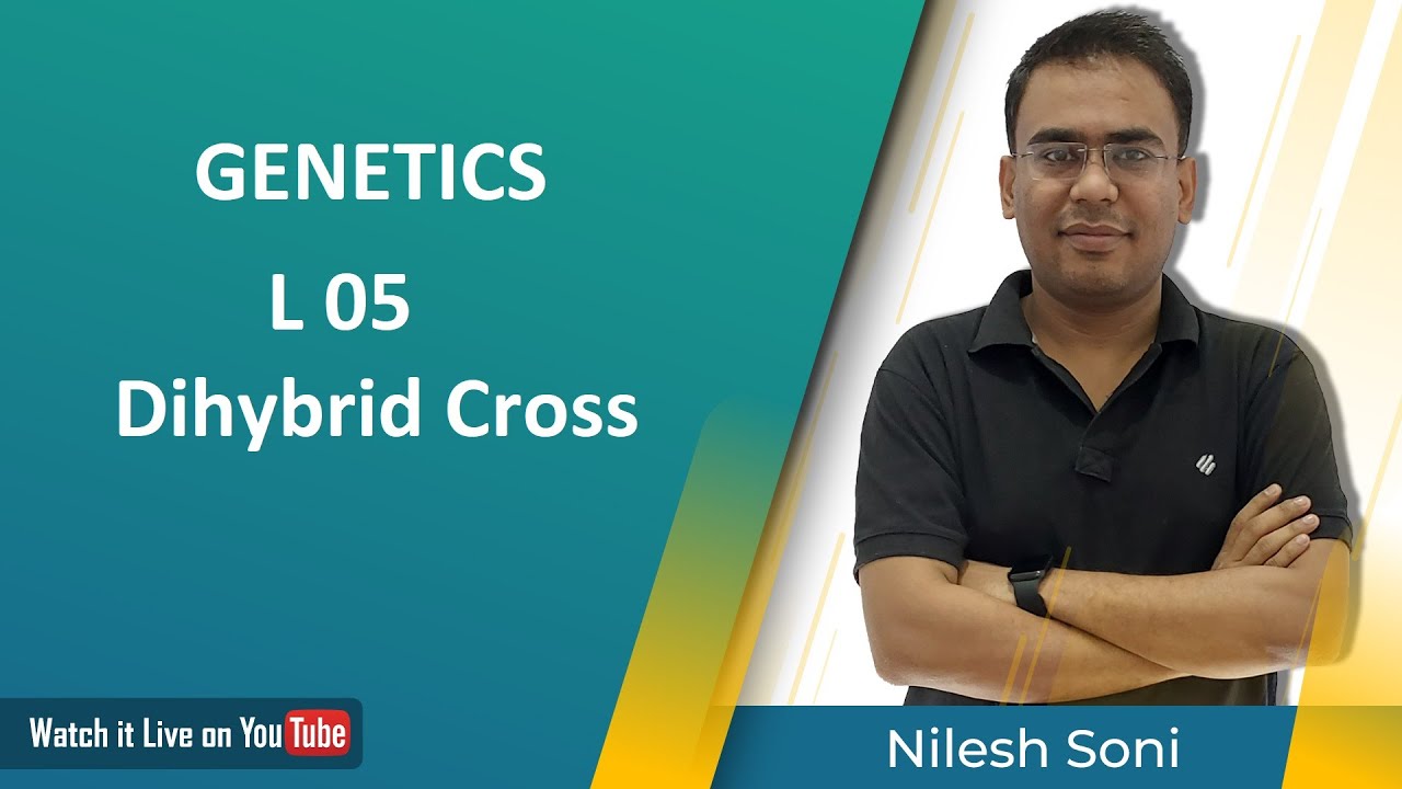 CSIR | GATE | RJ SET| MH SET | GENETICS L 05 Dihybrid Cross By NILESH SONI.