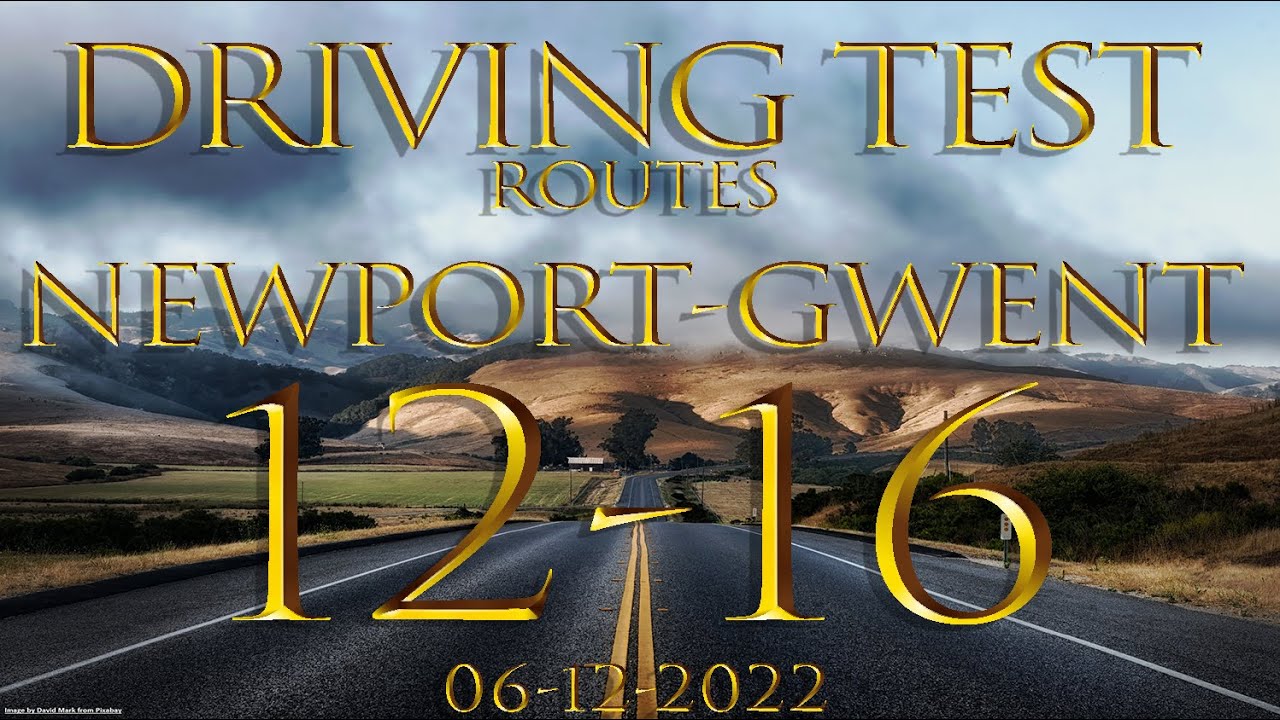 Driving Test Routes Newport (Gwent) #12 with Sat Nav