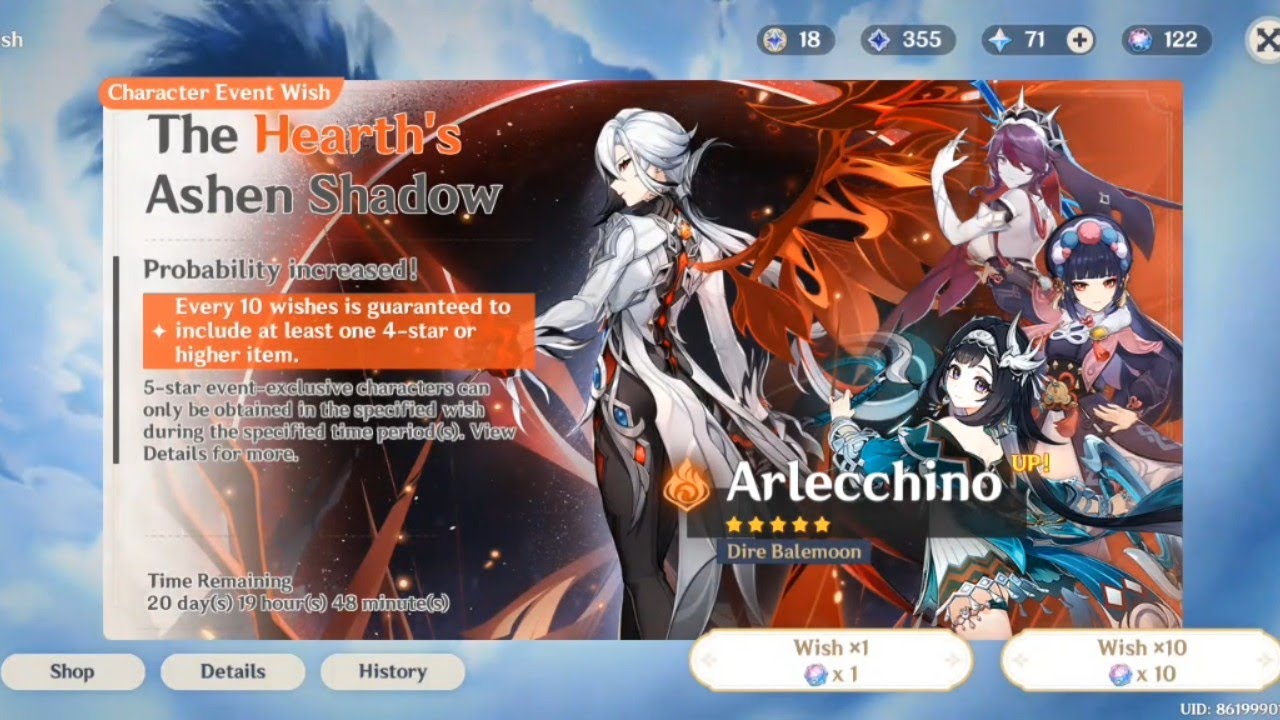 Pulling Arlecchino and her Weapon as a F2P 🤩