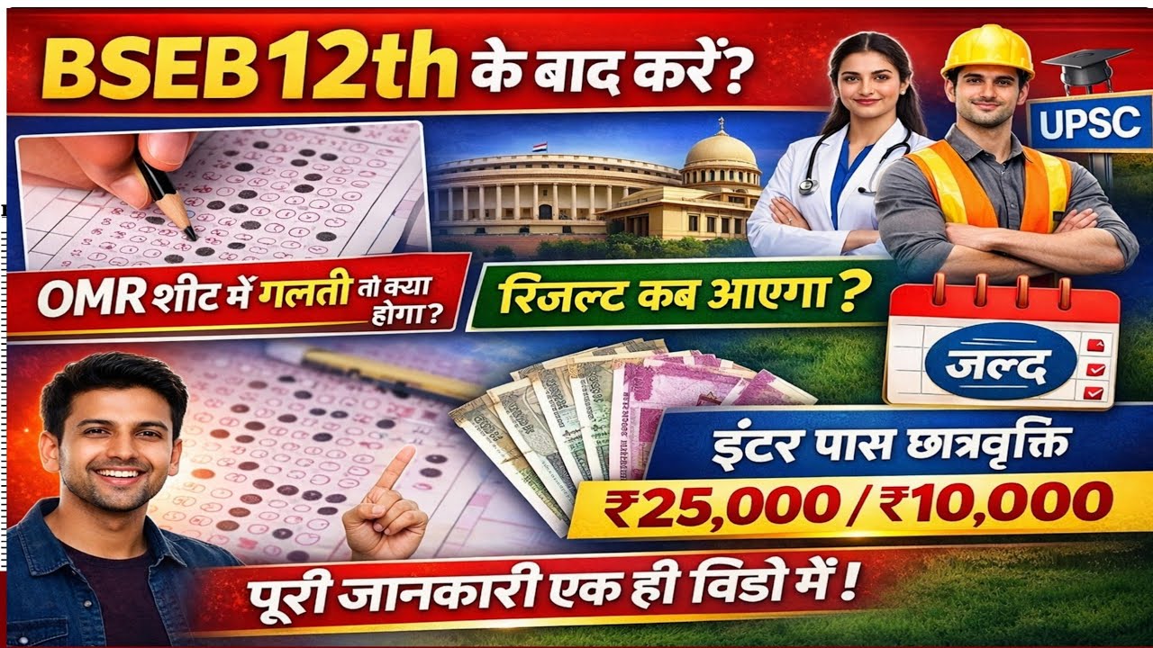 Bihar Board 12th Result 2026🔴इंटर रिजल्ट इस दिन आएगा ।