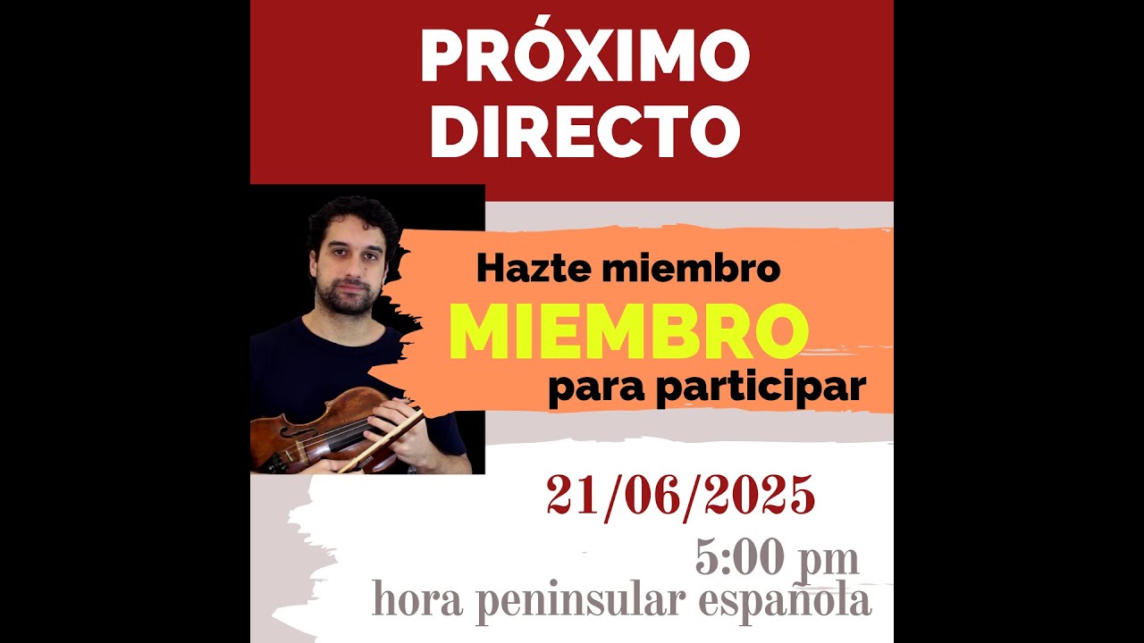 DIRECTO Clase Online Videollamadas con los Miembros