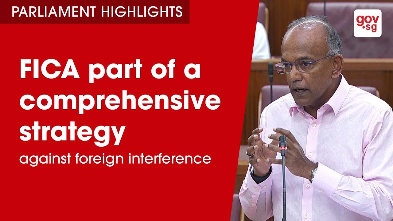 FICA part of a comprehensive strategy against foreign interference