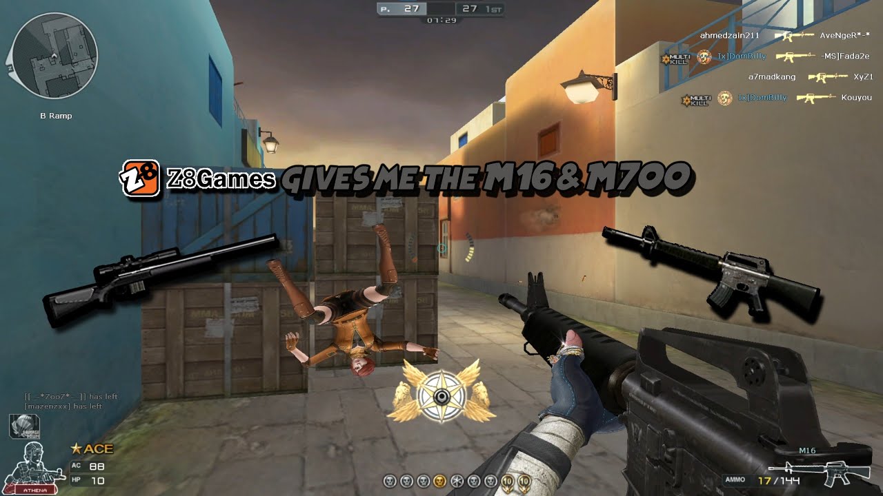 Z8Games Gives me the M16 & M700 + Gameplay with M16 in Free For All