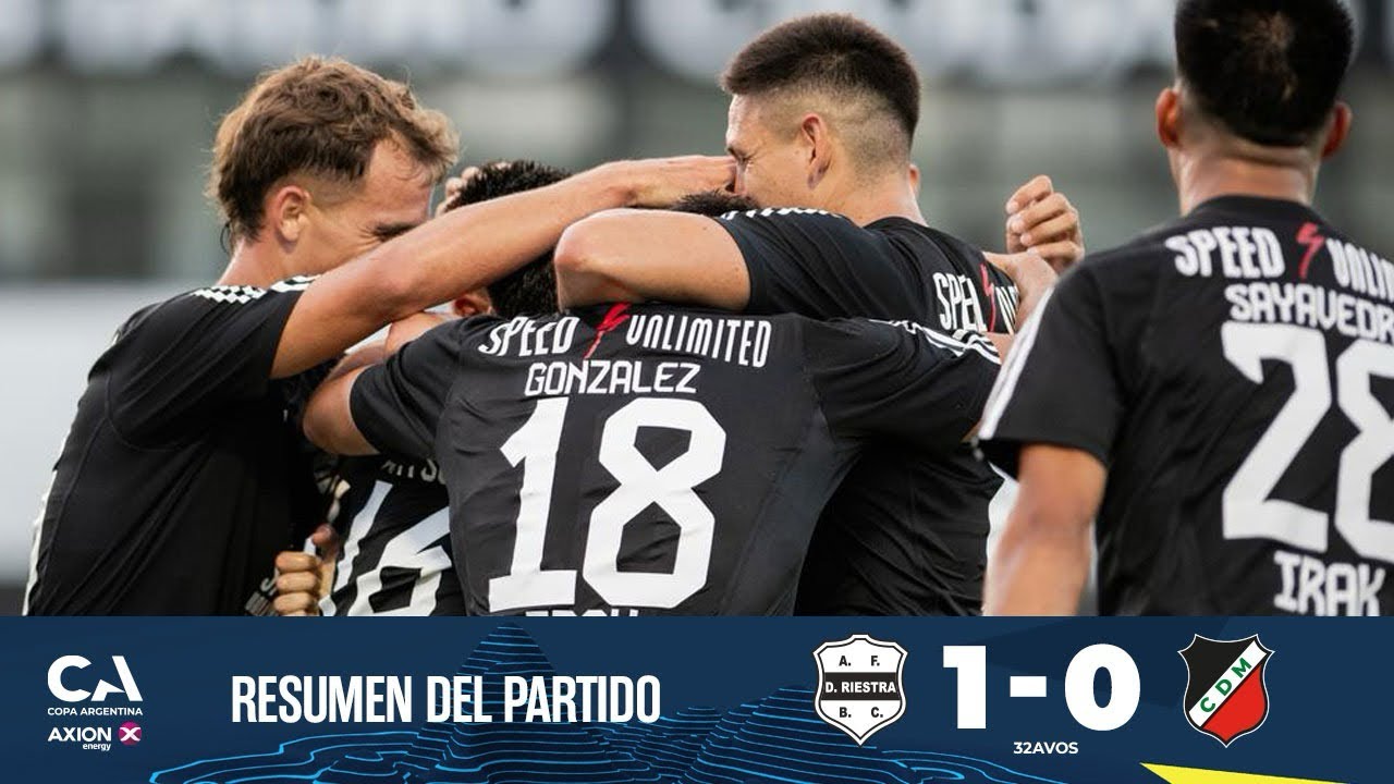 32avos: Deportivo Riestra 1 - Deportivo Maip&uacute; 0