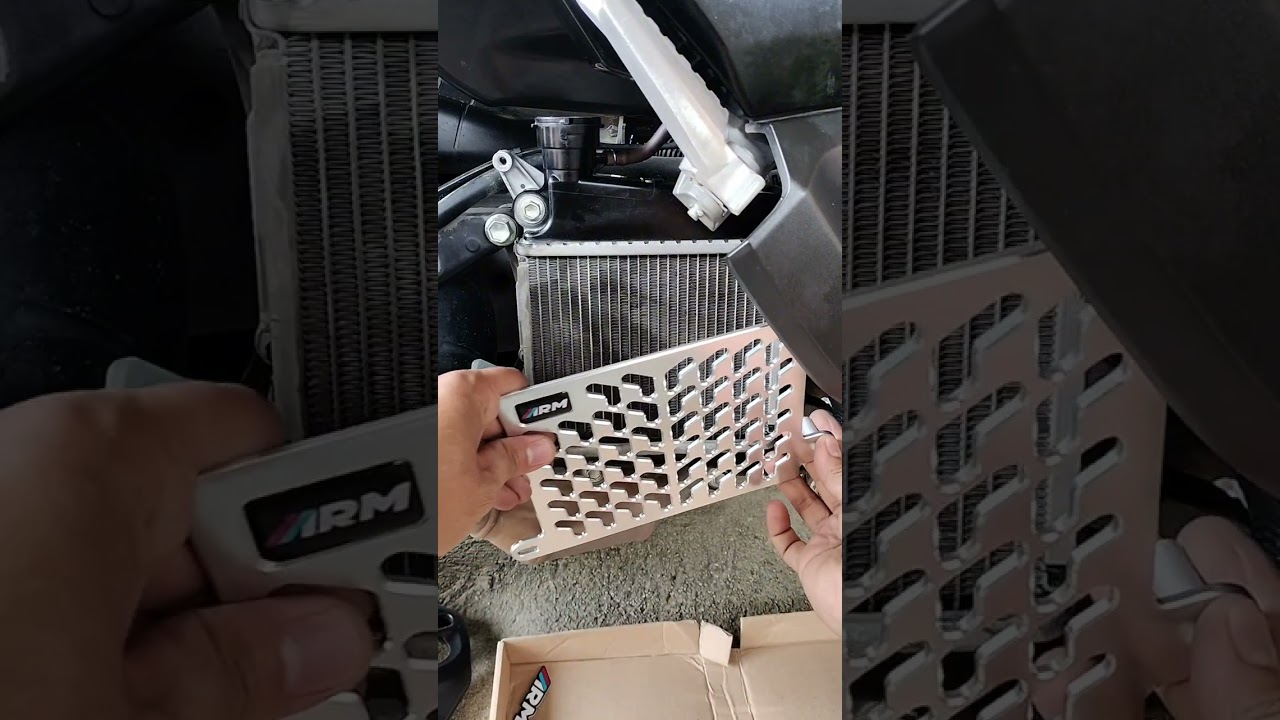 Radiator cover & Radiator neck for NMAX V2