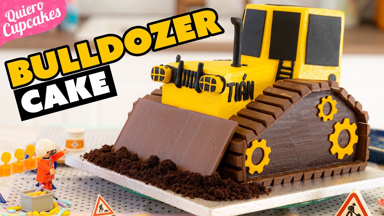 TARTA EXCAVADORA 🚜 | BULLDOZER CAKE | QUIERO CUPCAKES