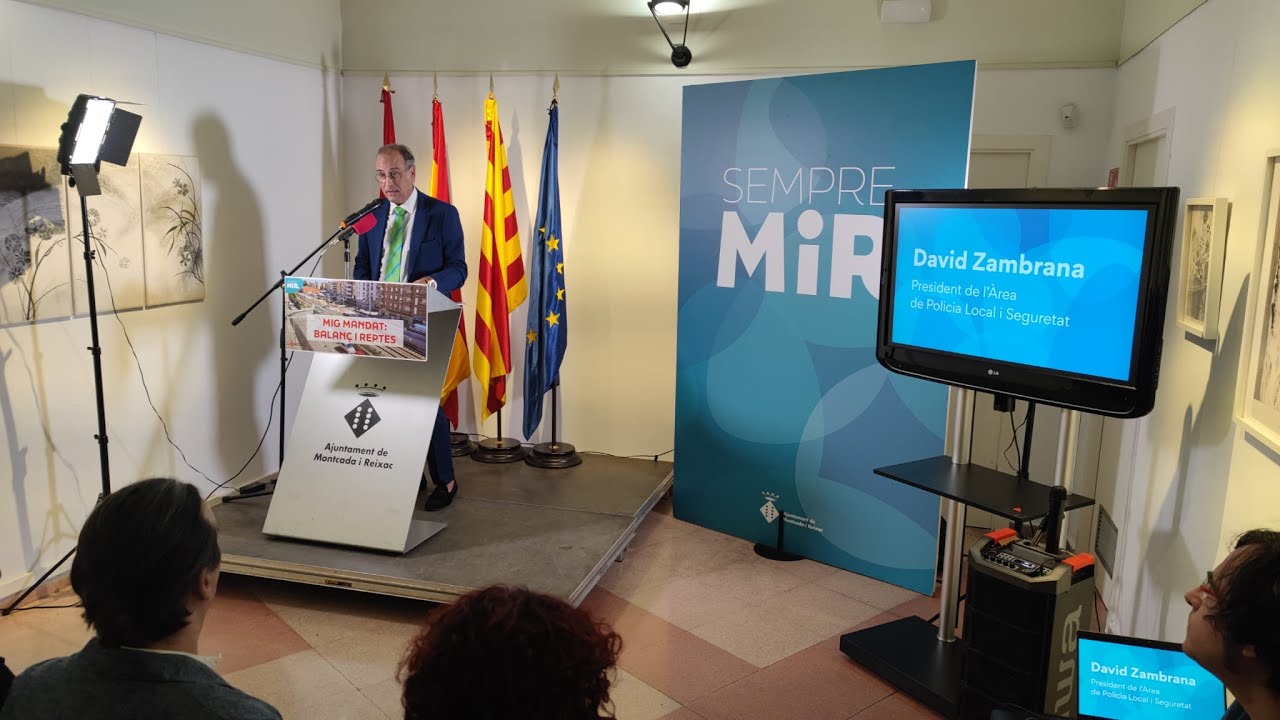 Acte mig mandat. Intervenció de David Zambrana