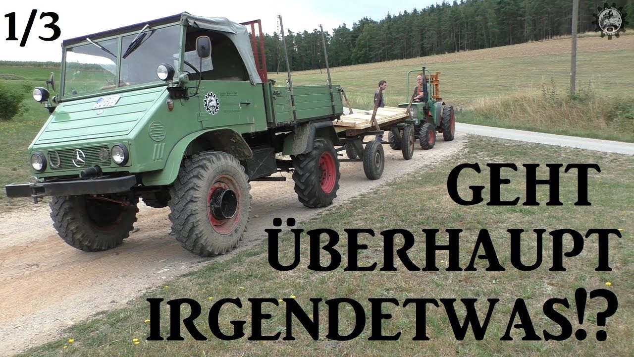 So war das alles nicht geplant! | Brennholz fahren extrem mit Unimog 411 1/3