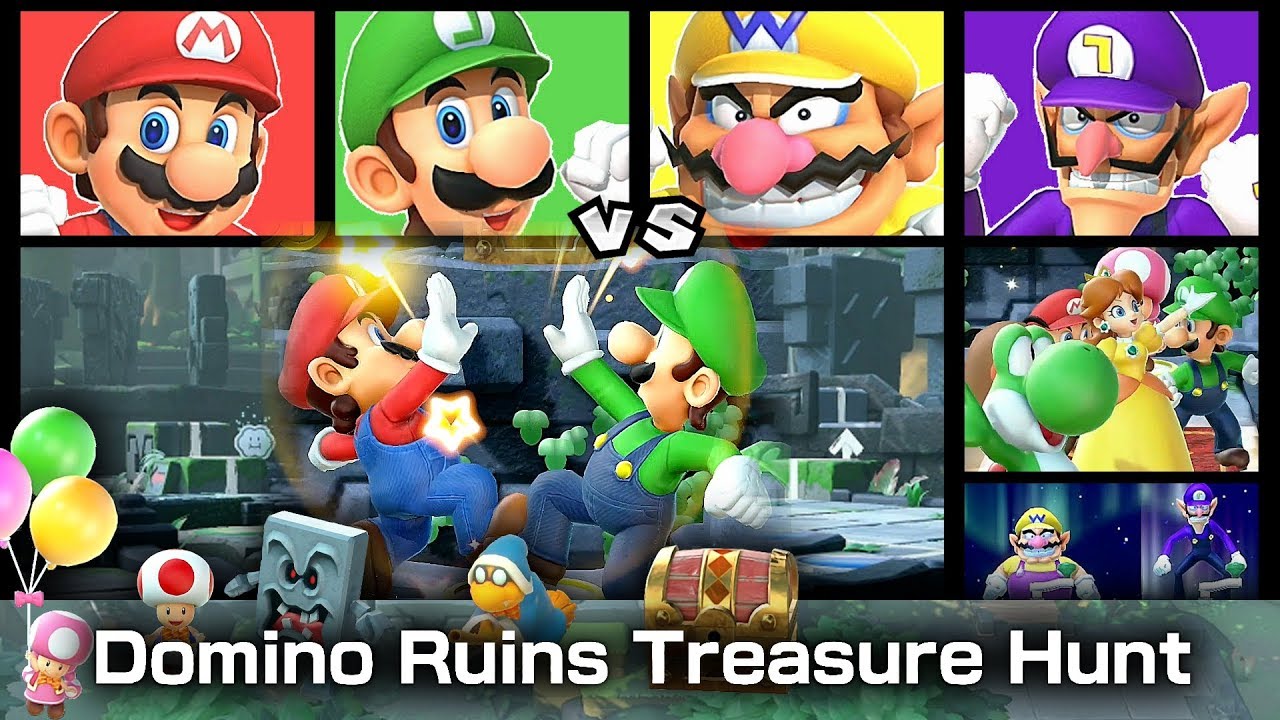 Super Mario Party Domino Ruins Treasure Hunt 20 Turns #5