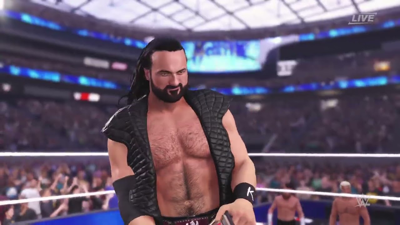 Undisputed WWE Championship Wrestlemania 42 Fatal 5 Way Match Prediction by WWE 2K25 