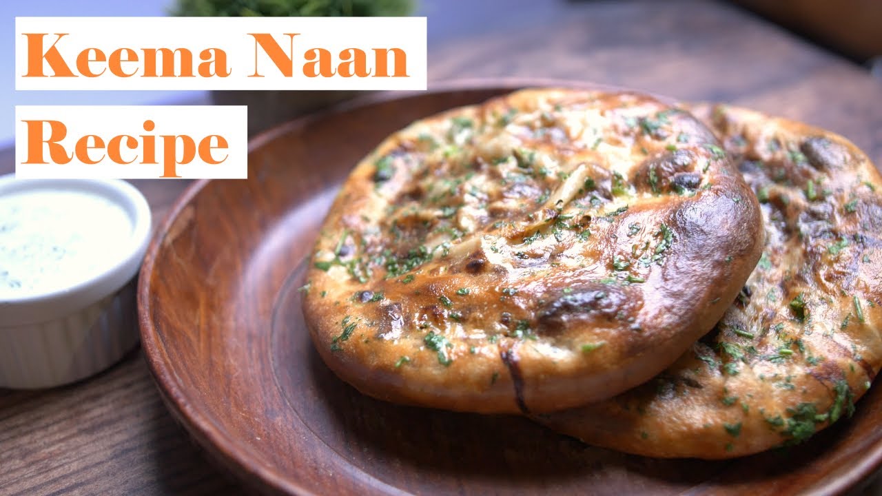 Keema Naan Bread | Stuffed Naan Recipe - Meat Stuffed Naan Bread قیمه نان
