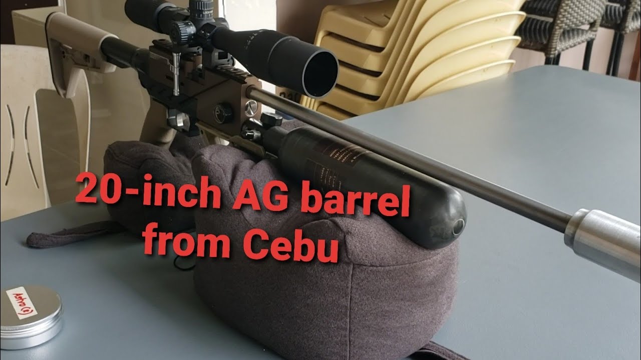 Testing 12-groove AC Cebu barrel with Astro, JSB n Meteor