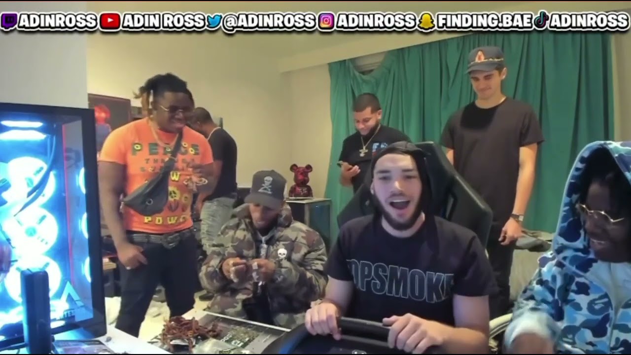 Tory Lanez freestyles with Adin Ross and VVS Ken (Twitch Live Stream)