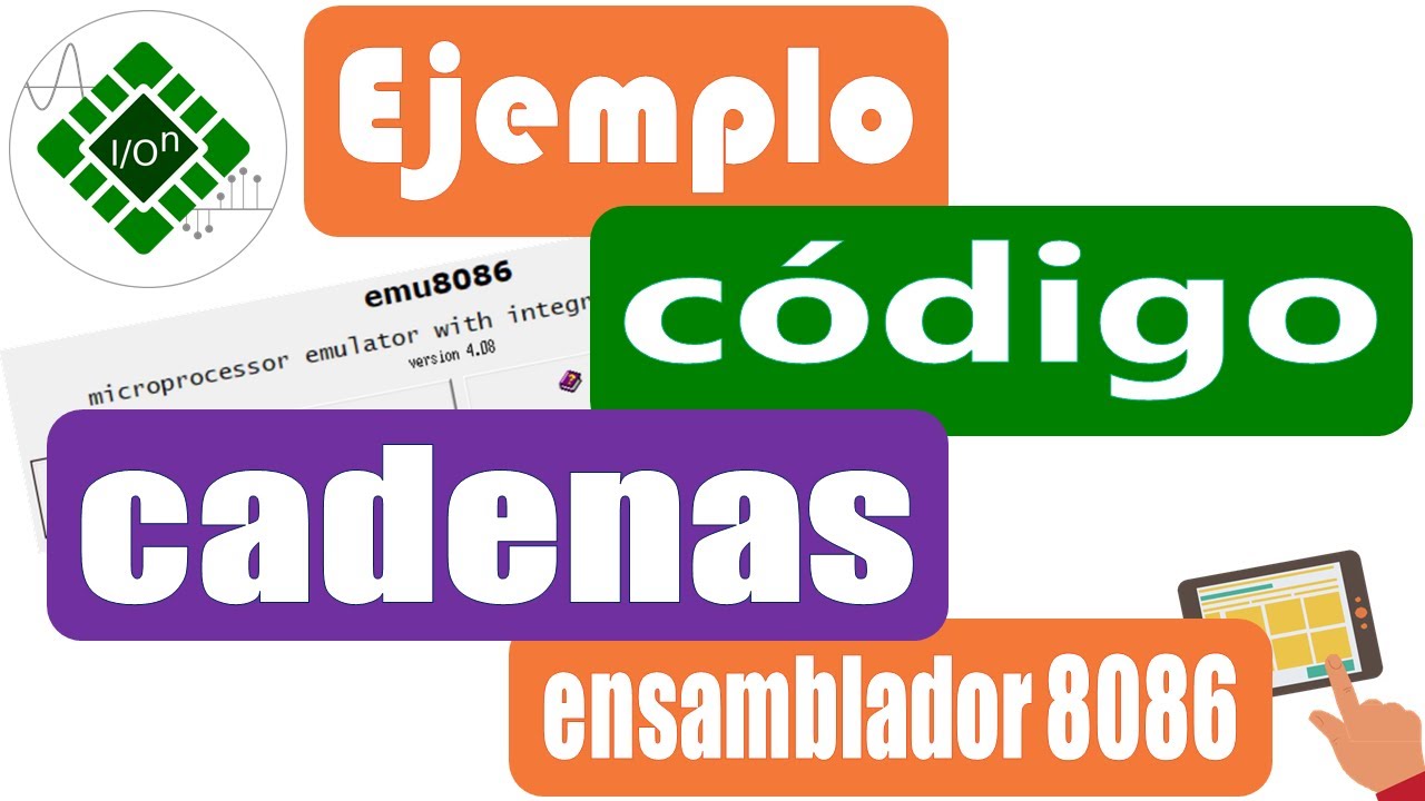 Ejemplo de creaci&oacute;n de c&oacute;digo sobre copia de cadenas (emu8086)