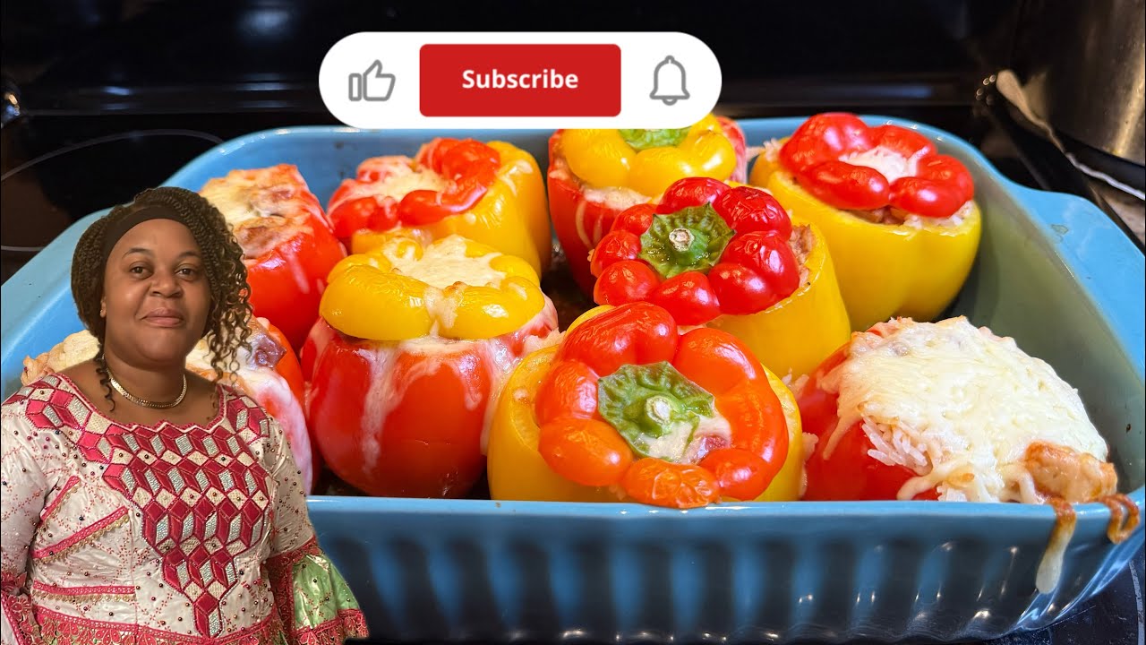 How to cook a perfect stuffed bell peppers with chicken and sausage 