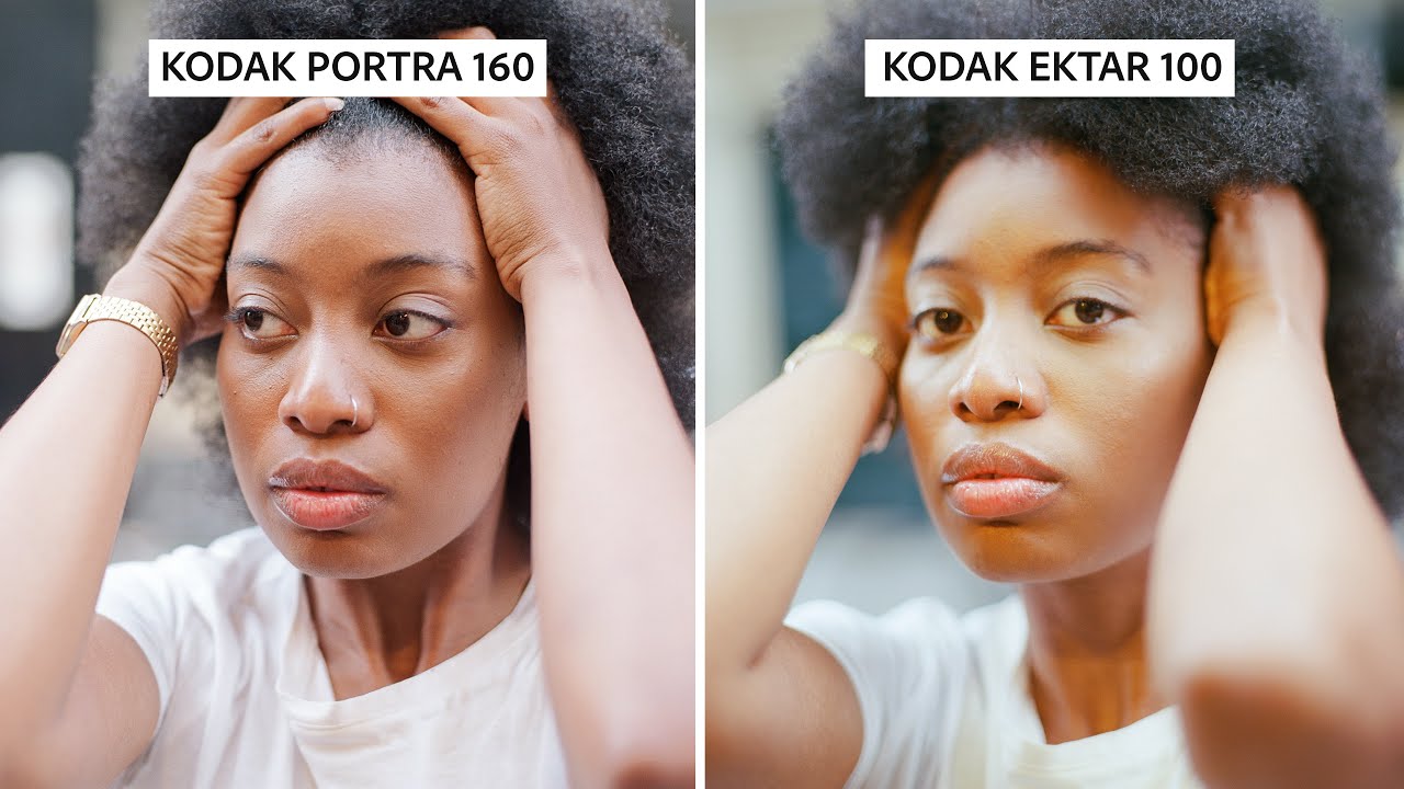 Comparatif KODAK PORTRA 160 VS EKTAR100 (Portrait Mamiya M645)