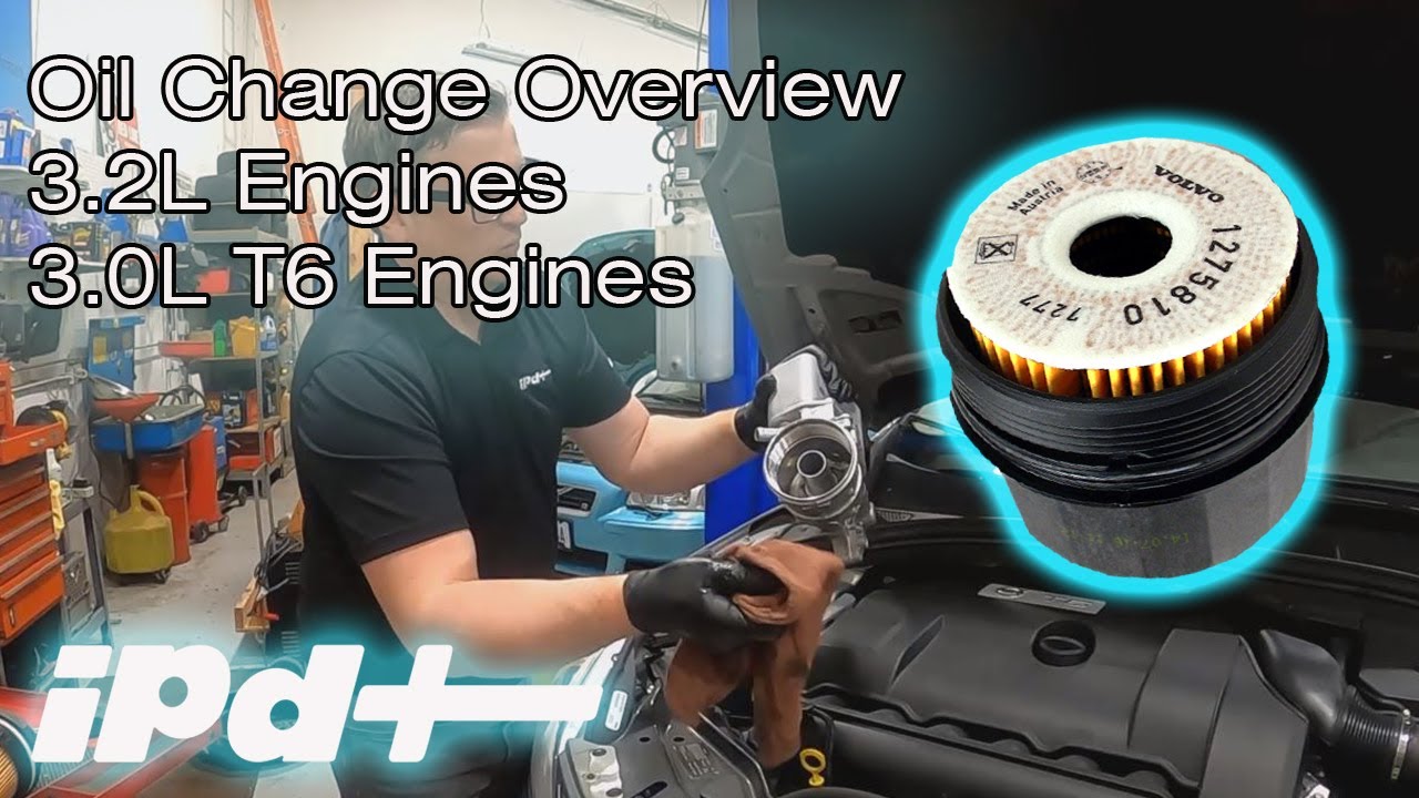 Volvo Engine Oil Change Overview 3.2L NA and 3.0L turbo engines XC90, XC60, V60, S60, V70, XC70