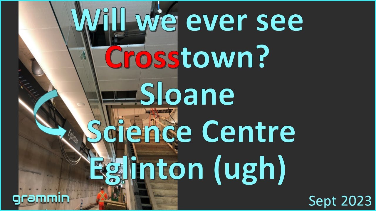 Will we ever see Crosstown running in Toronto?