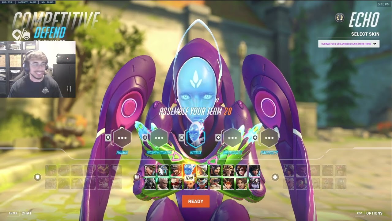 Hydron + Emongg! 16K DMG! HYDRON ECHO GAMEPLAY SEASON 11 OVERWATCH 2