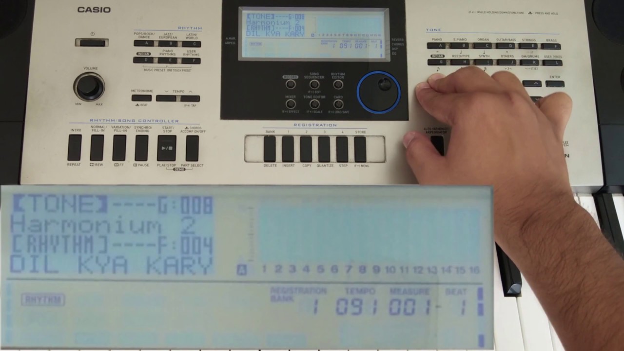 How To Edit Harmonium | Casio Ctk-6300IN & 7300IN | For Indian Live Performance Use