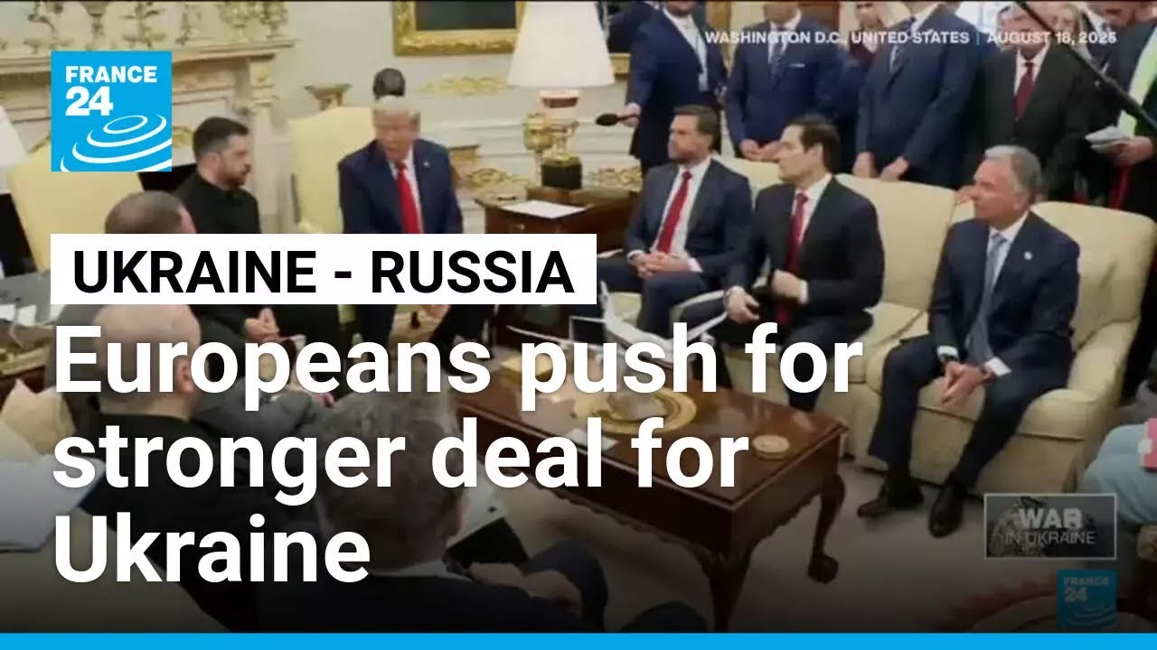 Europeans push for stronger deal for Ukraine as Geneva talks continue &bull; FRANCE 24 English