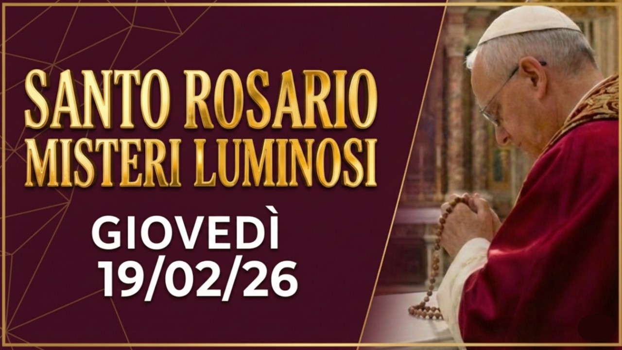 IL DIGIUNO NON BASTA! 🛑 Santo Rosario 20 Febbraio | Misteri Dolorosi (Primo Venerdì di Quaresima)
