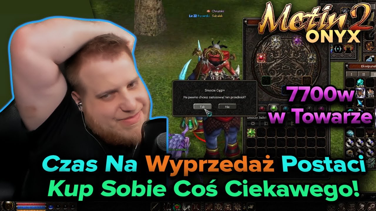 Sabal - Onyx Bazalt - 16k+ Dusz po Cęgi, wycena i start Wyprzedawania całego EQ - Metin2