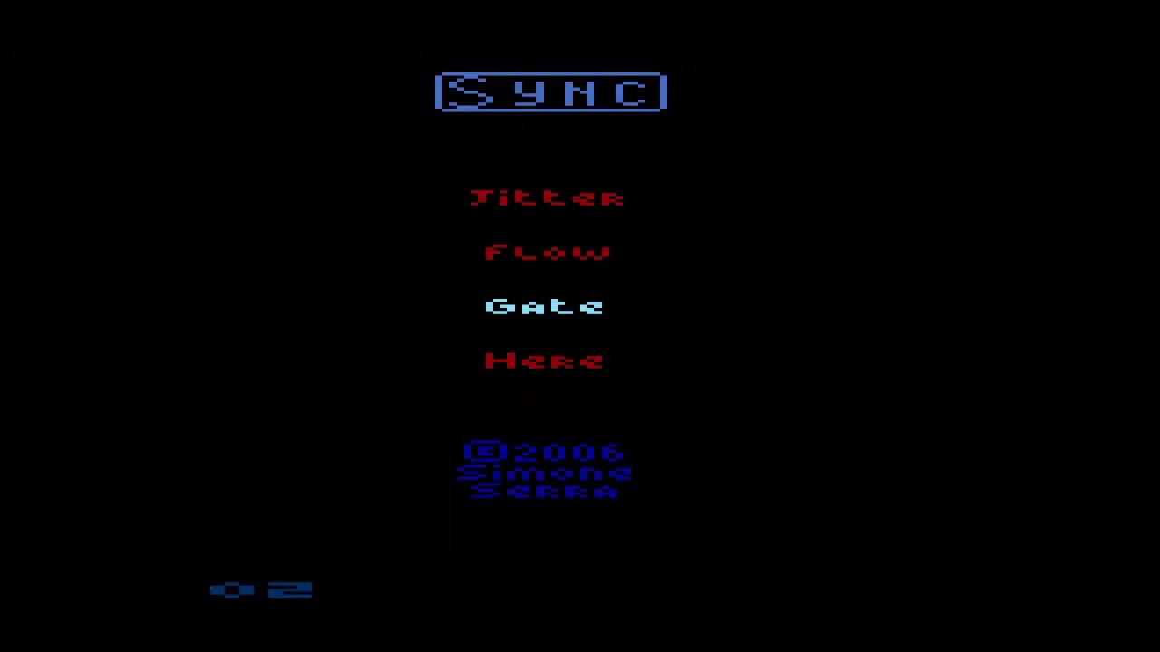 ATARI 2600 ATARI 2600 Sync 2006 Simone Serra WIP
