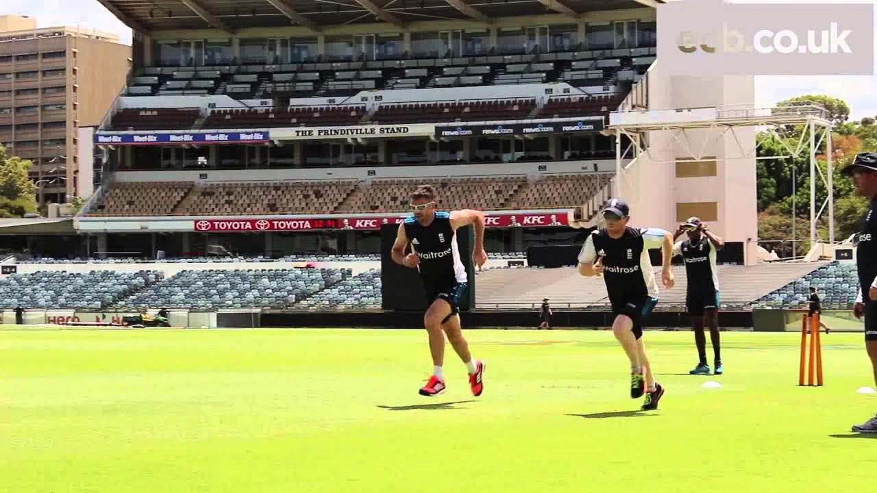 England fitness and net session at the WACA